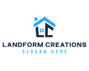 House Realty Letter L & C logo design