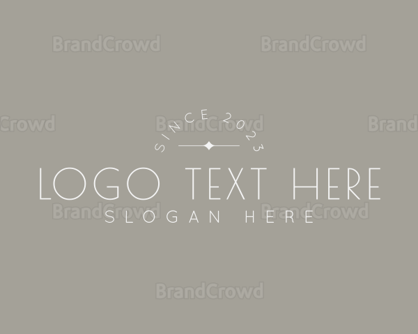 Elegant Thin Business Logo