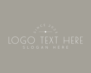 Cosmetology - Elegant Thin Business logo design