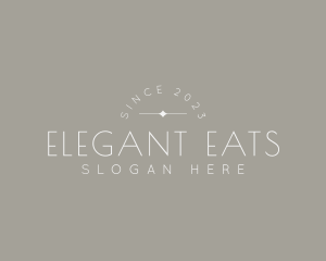 Elegant Thin Business logo design