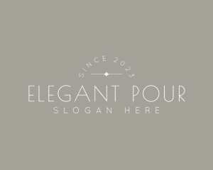 Elegant Thin Business logo design