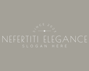 Elegant Thin Business logo design