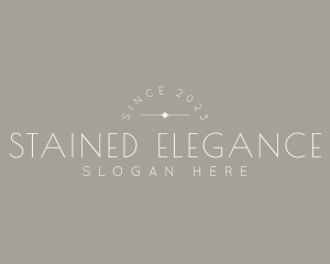 Elegant Thin Business logo design