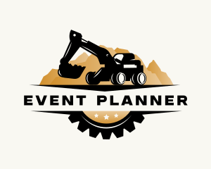 Heavy Duty - Excavator Machinery Construction logo design