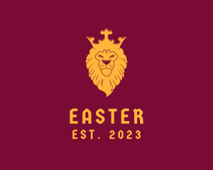Sigil - Gold Royal Lion logo design