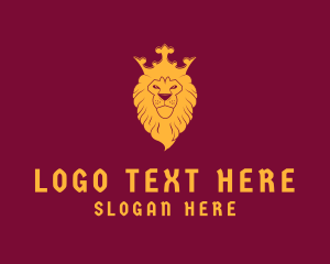 Gold Royal Lion Logo