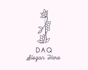 Daisy Plant Garden Logo