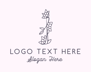 Blogger - Daisy Plant Garden logo design