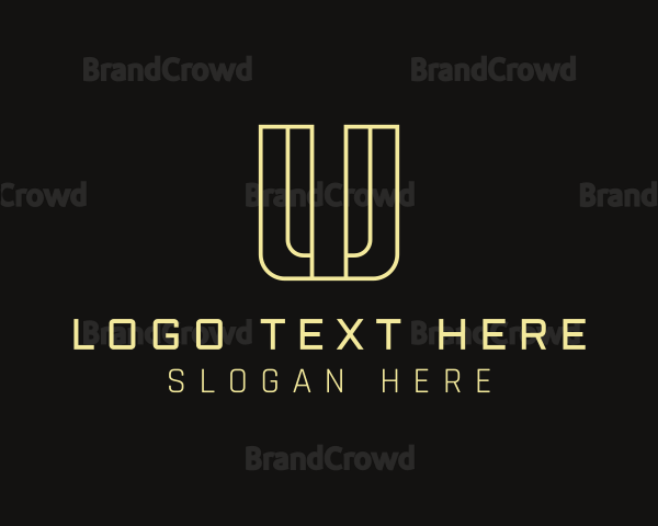 Professional Letter U Logo