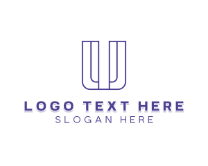 Investment - Professional Consultant Letter U logo design