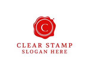 Stamp Wax Messaging logo design