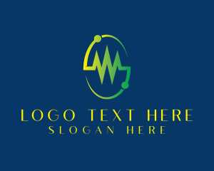 Ecg - Medical Lifeline Letter W logo design
