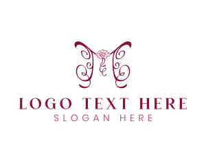 Florist - Cosmetic Feminine Letter M logo design