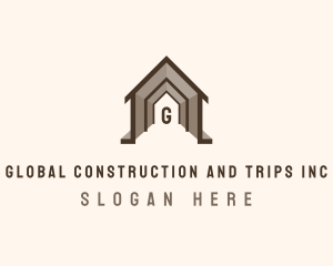 Real Estate - House Architectural Structure logo design