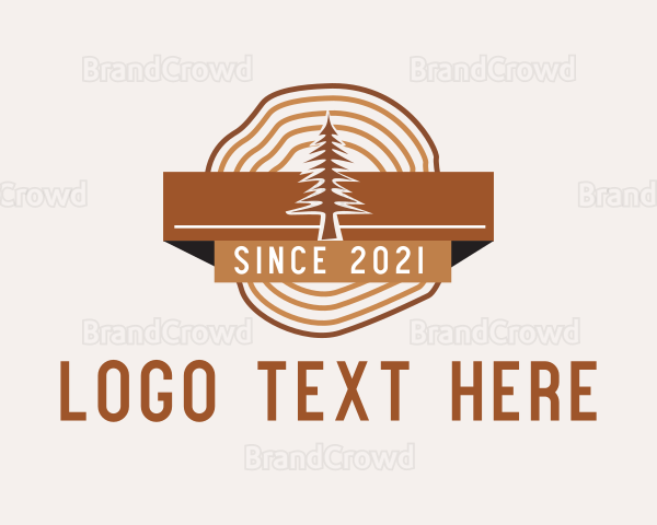 Pine Forest Badge Logo