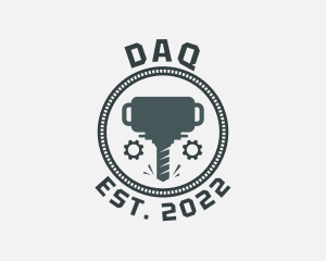 Mechanical - Industrial Drill Machine logo design