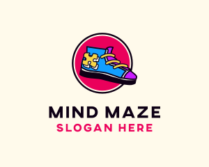 Puzzle - Puzzle Sneaker Shoe logo design