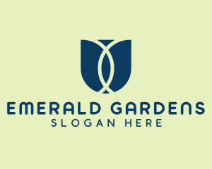 Tulip Flower Garden logo design