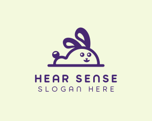 Ears - Cute Bunny Rabbit logo design