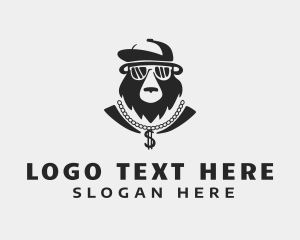 Sunglasses - Bear Hip Hop Bling logo design