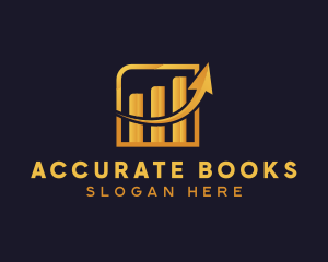 Bookkeeper - Graph Arrow Analytics logo design