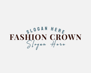 Fashion Accessory Brand logo design