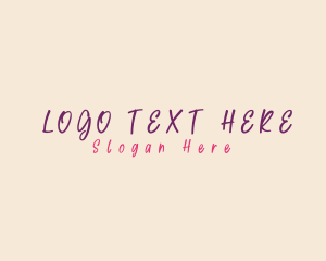 Playful - Playful Script Boutique logo design