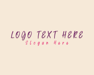 Cute - Playful Script Boutique logo design