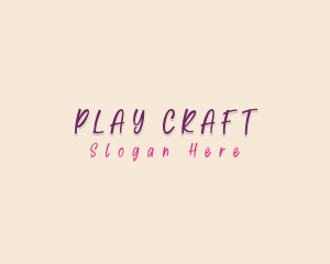 Playful Script Boutique logo design