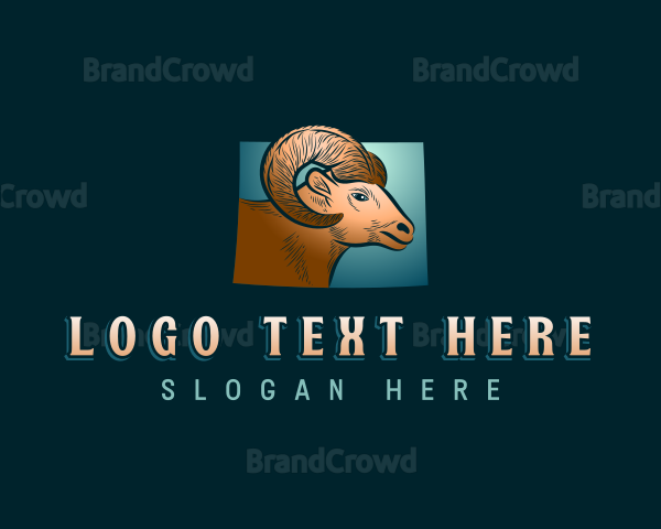 Bighorn Sheep Colorado Logo