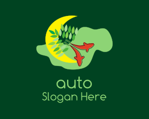 Swamp - Moon Eco Fishery logo design