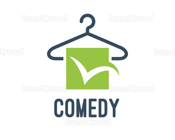 Green Checkmark Hanger Logo