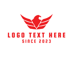 Pubg - Eagle Bird Flying logo design