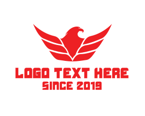 Red Bird - Red Eagle Gaming logo design