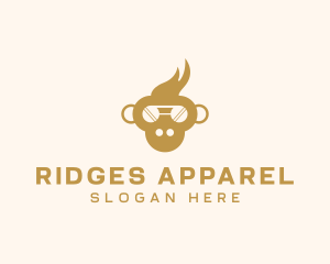 Sunglasses Monkey Apparel logo design