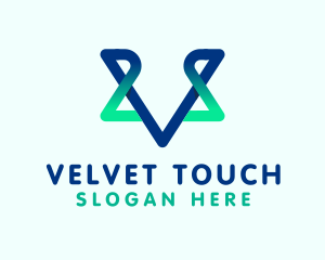 Generic Tech Letter V logo design