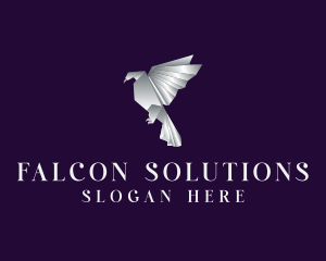 Silver Phoenix Origami logo design