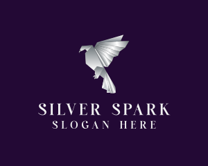 Silver Phoenix Origami logo design