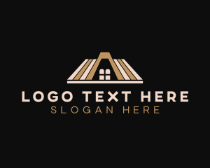 Architect - Residential Home Roof logo design