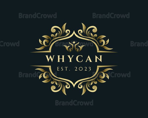 Luxury Crown Royalty Ornamental Logo
