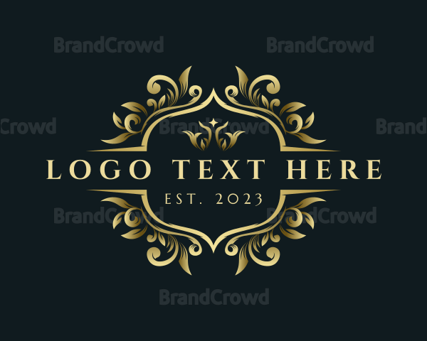 Luxury Crown Royalty Ornamental Logo
