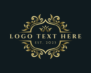 Gold - Luxury Crown Royalty Ornamental logo design