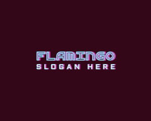 Program - Futuristic Neon Technology logo design