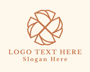 Brown - Flower Beauty Skincare logo design