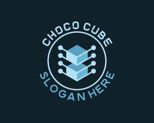 Software Programming Cube logo design