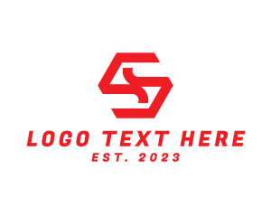 Modern - Modern Red S logo design