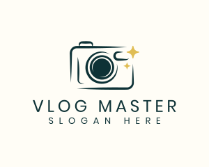 Vlogger - Camera Studio Imaging logo design