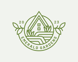 House Lawn Landscaping logo design