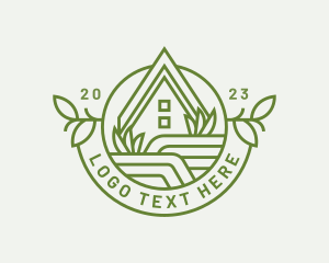 Agriculture - House Lawn Landscaping logo design