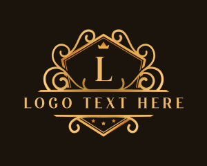 Luxury - Shield Crest Accessory logo design